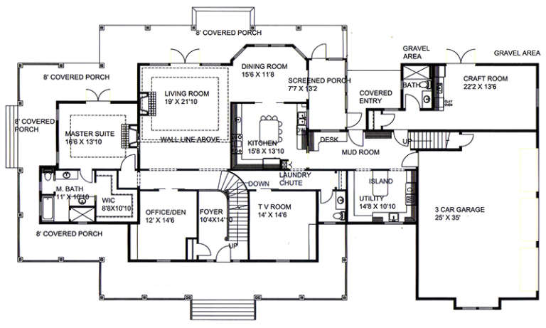 House Plan House Plan #17896 Drawing 1