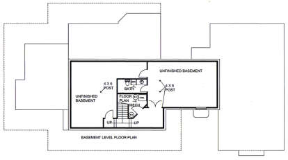 Basement for House Plan #039-00665