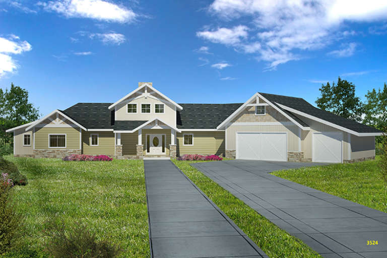 House Plan House Plan #17898 Front Elevation