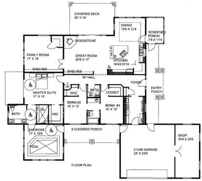 House Plan House Plan #17903 Drawing 1