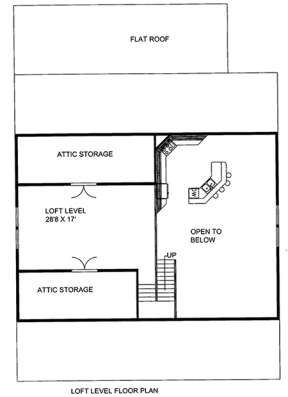 Loft for House Plan #039-00673