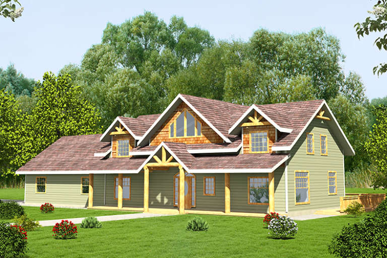 House Plan House Plan #17905 Front Elevation