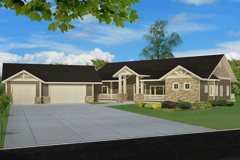 House Plan House Plan #17906 Front Elevation
