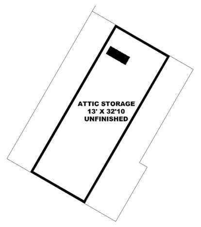 Attic for House Plan #039-00675