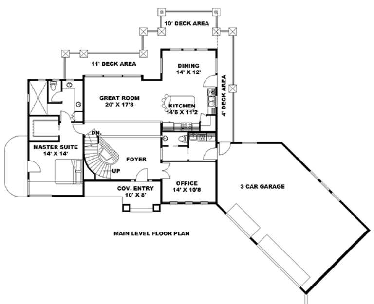 House Plan House Plan #17907 Drawing 1