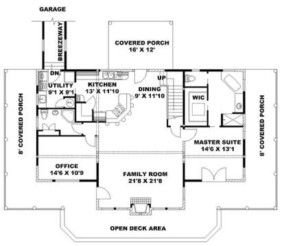 House Plan House Plan #17908 Drawing 1