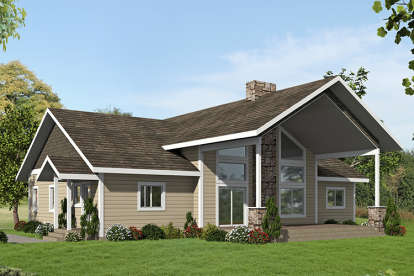 3 Bed, 2 Bath, 2324 Square Foot House Plan - #039-00678