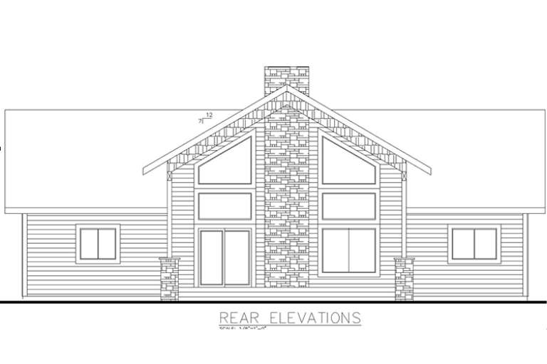 Country House Plan #039-00678 Elevation Photo