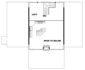 Loft for House Plan #039-00678