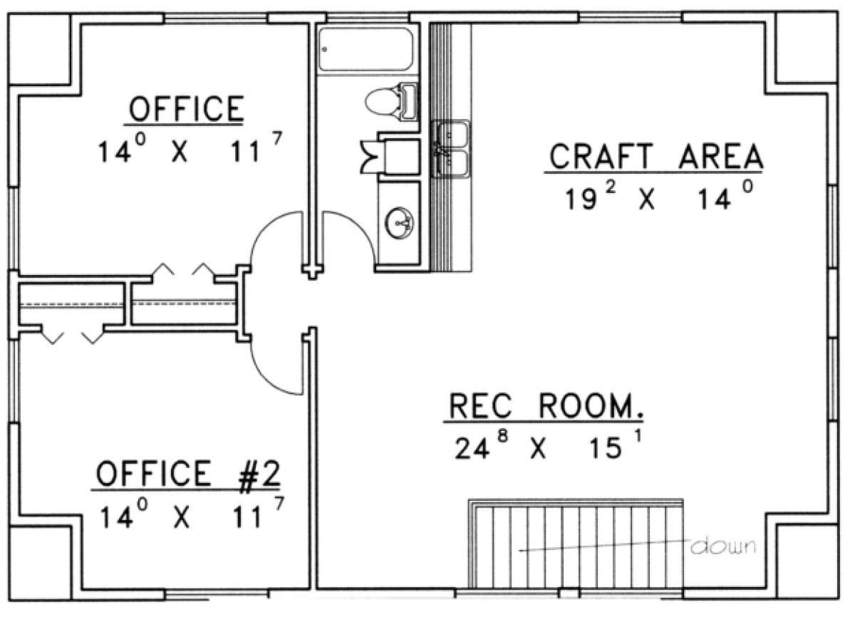 Floorplan for House Plan #039-00424