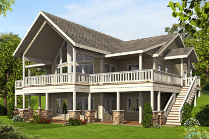 Mountain House Plan #039-00679 Elevation Photo