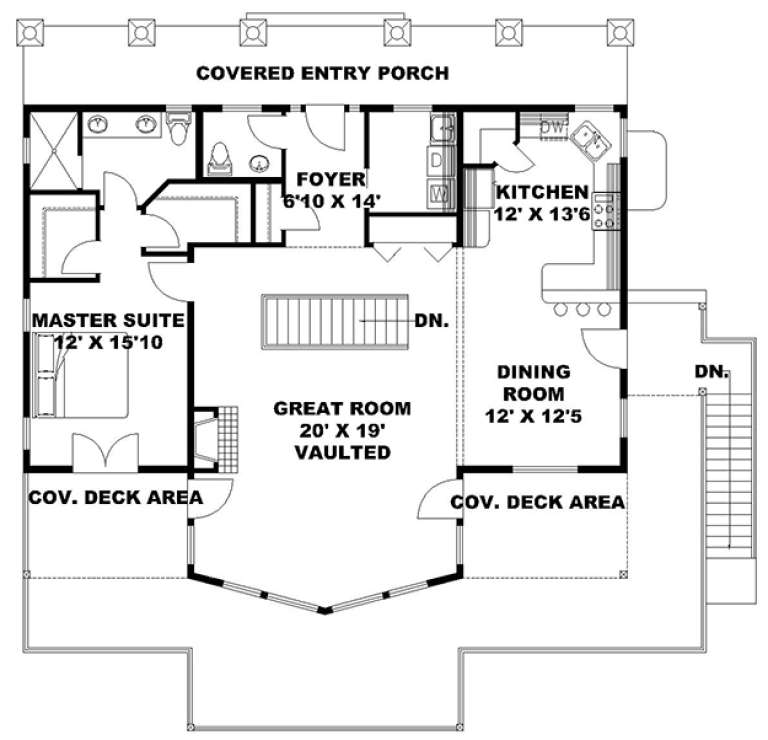 House Plan House Plan #17910 Drawing 1