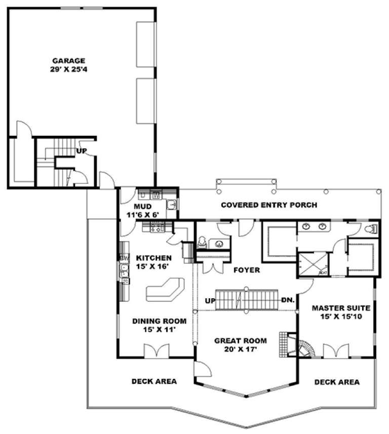 House Plan House Plan #17911 Drawing 1