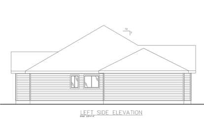 Ranch House Plan #039-00681 Elevation Photo