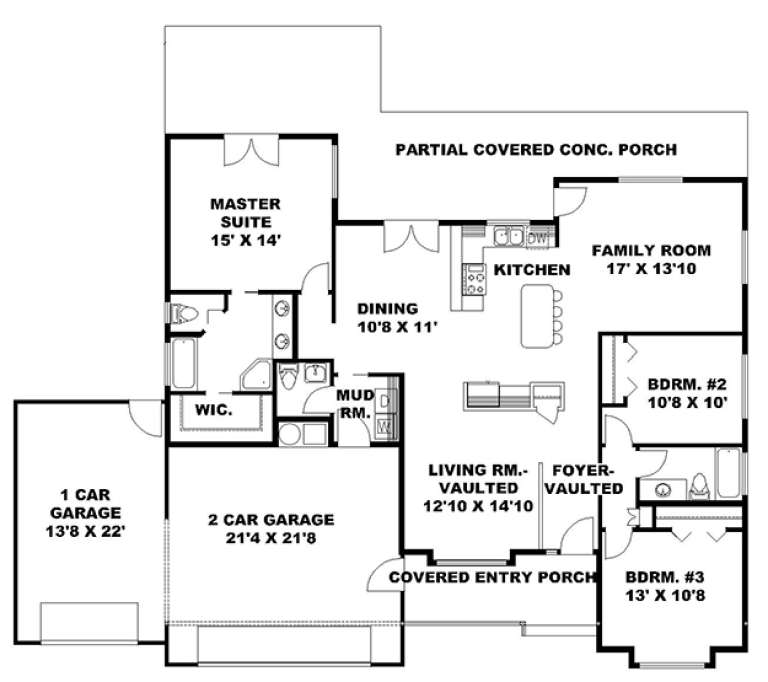 House Plan House Plan #17912 Drawing 1