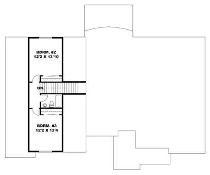 Upper for House Plan #039-00682