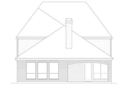 European House Plan #5445-00241 Elevation Photo