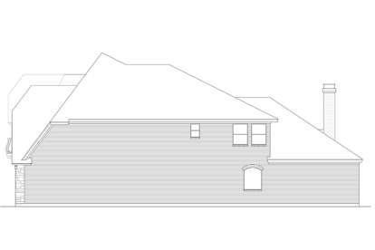 European House Plan #5445-00241 Elevation Photo