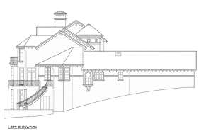 Luxury House Plan #5445-00244 Elevation Photo