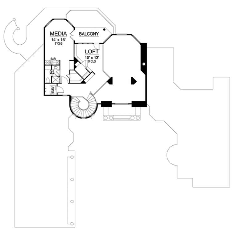 House Plan House Plan #17919 Drawing 2