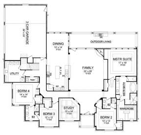 Main for House Plan #5445-00245