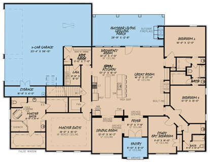 House Plan House Plan #17923 Drawing 1