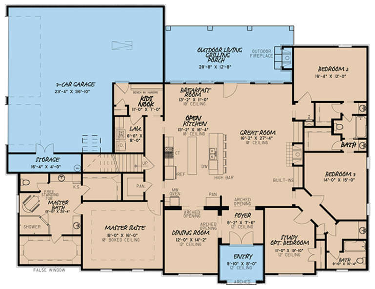 House Plan House Plan #17923 Drawing 1