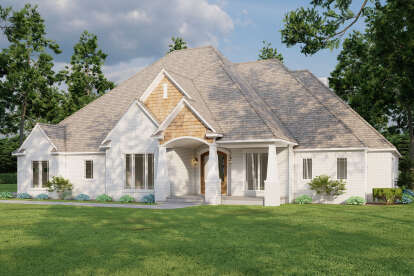 European House Plan #8318-00025 Elevation Photo