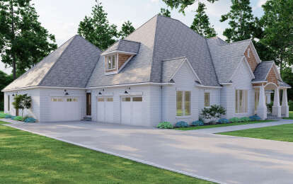 European House Plan #8318-00025 Elevation Photo