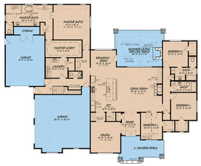 House Plan House Plan #17924 Drawing 1