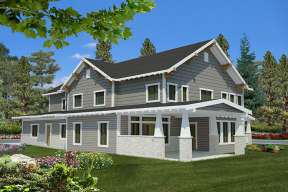 Craftsman House Plan #039-00683 Elevation Photo