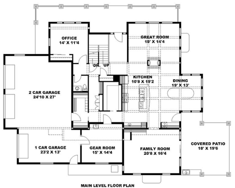 House Plan House Plan #17927 Drawing 1