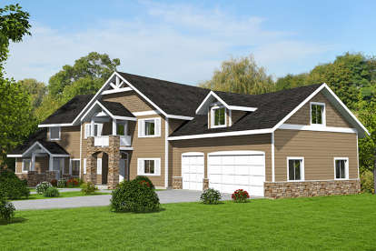 Northwest House Plan #039-00684 Elevation Photo