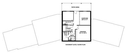Basement for House Plan #039-00684