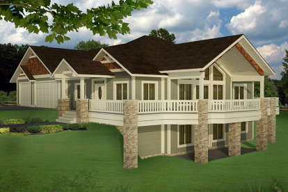 Mountain House Plan #039-00685 Elevation Photo