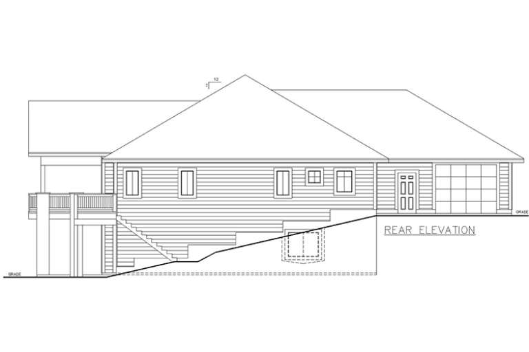Mountain House Plan #039-00685 Elevation Photo