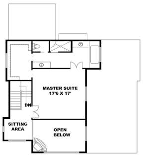 Upper for House Plan #039-00687