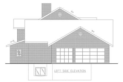 Traditional House Plan #039-00688 Elevation Photo
