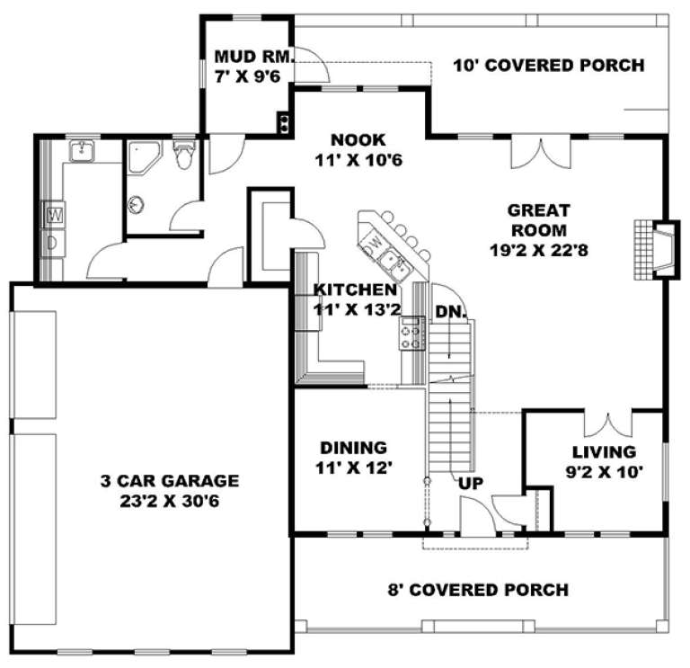 House Plan House Plan #17932 Drawing 1