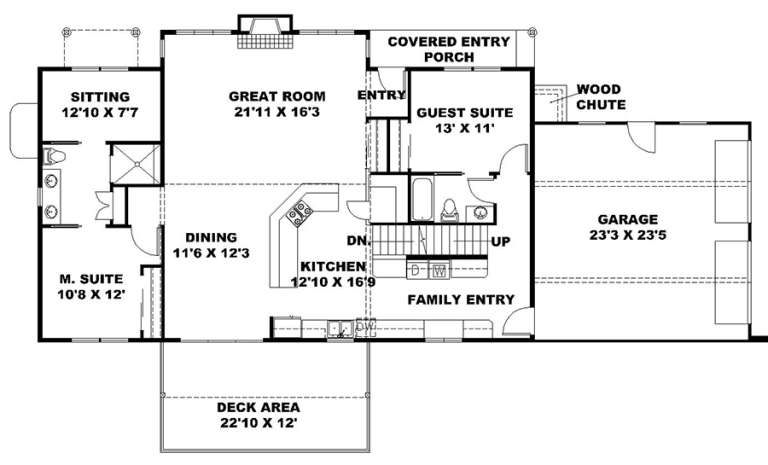 House Plan House Plan #17933 Drawing 1