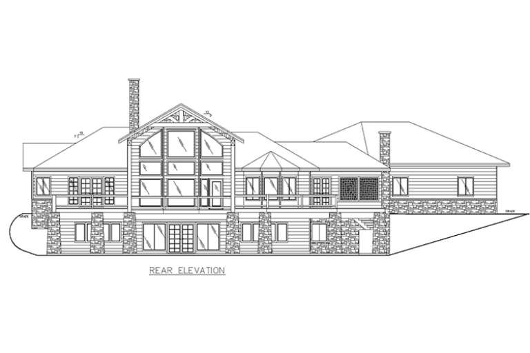 Craftsman House Plan #039-00690 Elevation Photo