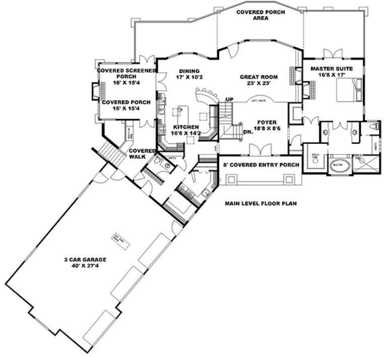 House Plan House Plan #17934 Drawing 1