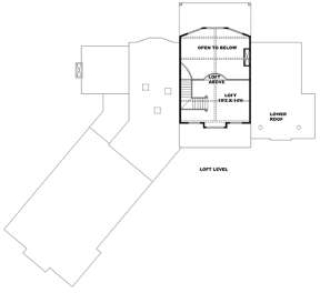 Loft for House Plan #039-00690