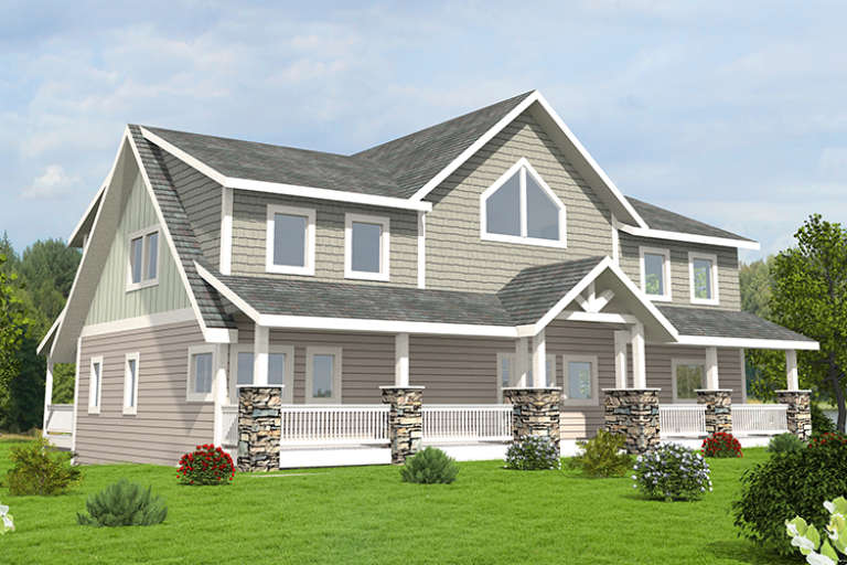 House Plan House Plan #17935 Front Elevation
