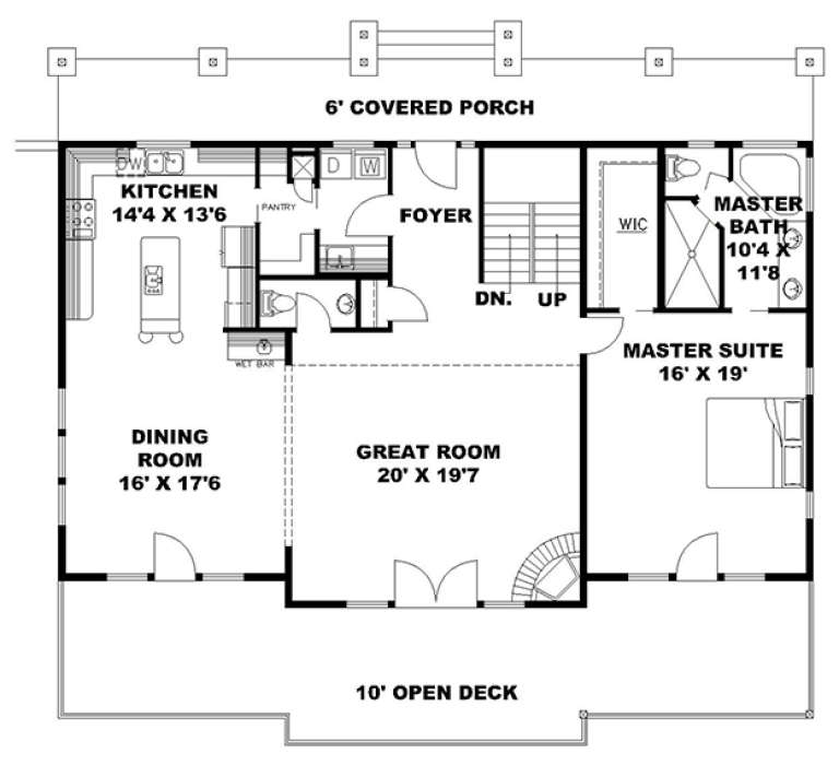 House Plan House Plan #17935 Drawing 1