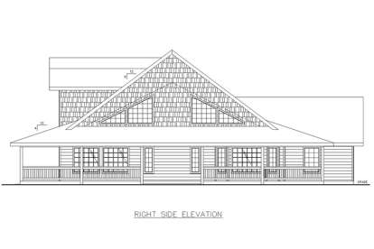 Country House Plan #039-00692 Elevation Photo