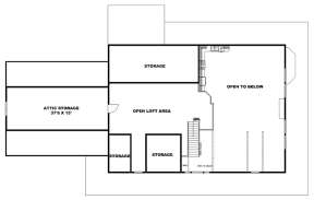 Upper for House Plan #039-00692