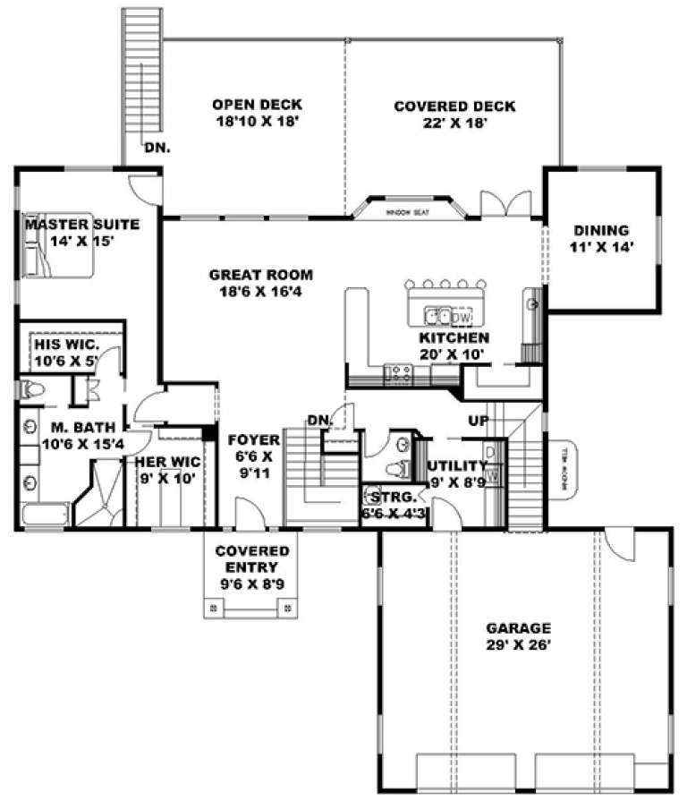 House Plan House Plan #17937 Drawing 1