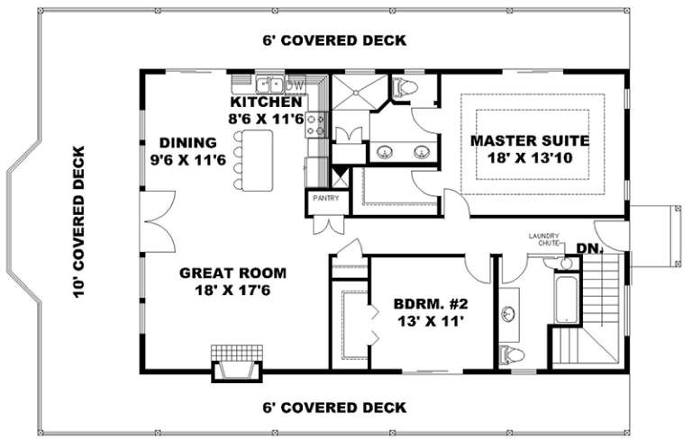 House Plan House Plan #17939 Drawing 1