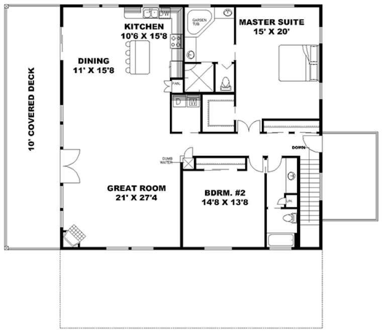 House Plan House Plan #17941 Drawing 1